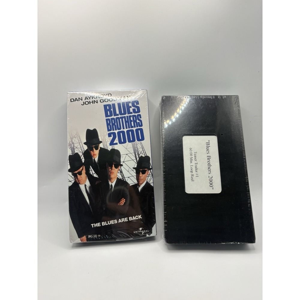 Blues Brothers 2000 VHS & Teaser Trailer  VHS Lot Of 2 - Sealed